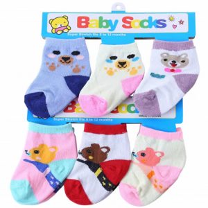Baby Socks - Lot de 6 chaussettes
