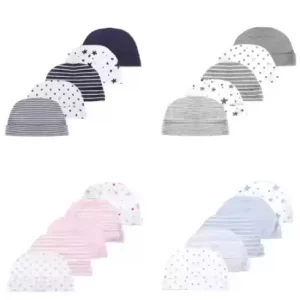 Bonnet nouveau-né bébé 0-6M 100% coton